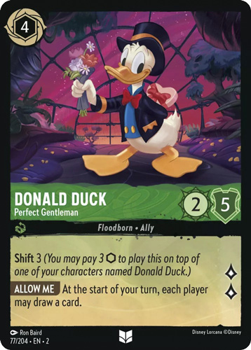 Donald Duck Perfect Gentleman